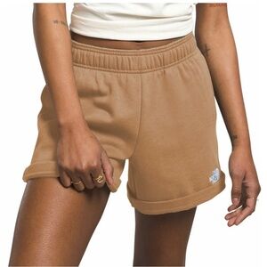 THE NORTH FACE Women Small Evolution Shorts Almond Butter Knit Drawstring Waist
